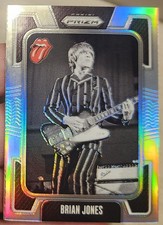 BRIAN JONES ROLLING STONES 2025 PRIZM SILVER REFRACTOR #1 SHORT PRINT VARIATION