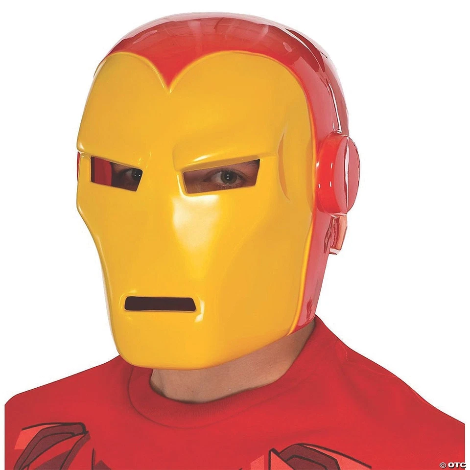 Adult’s Deluxe Iron Man™ Mask - Scary Halloween Mask Cosplay Prop Costume - Image 2 of 4
