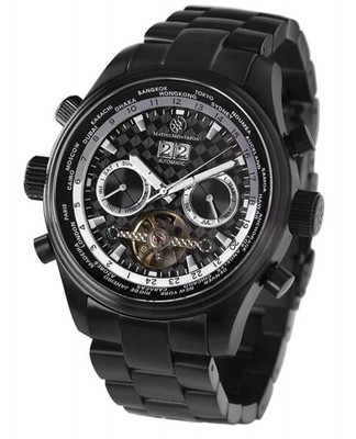 Mathis Montabon MM-08 Globe Trotter Model; Automatic Watch; NEW!  UVP: 1.590 