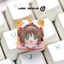Handmade Kawaii KINOMOTO SAKURA DIY Resin Keycap for Mechanical Keyboard Keycaps