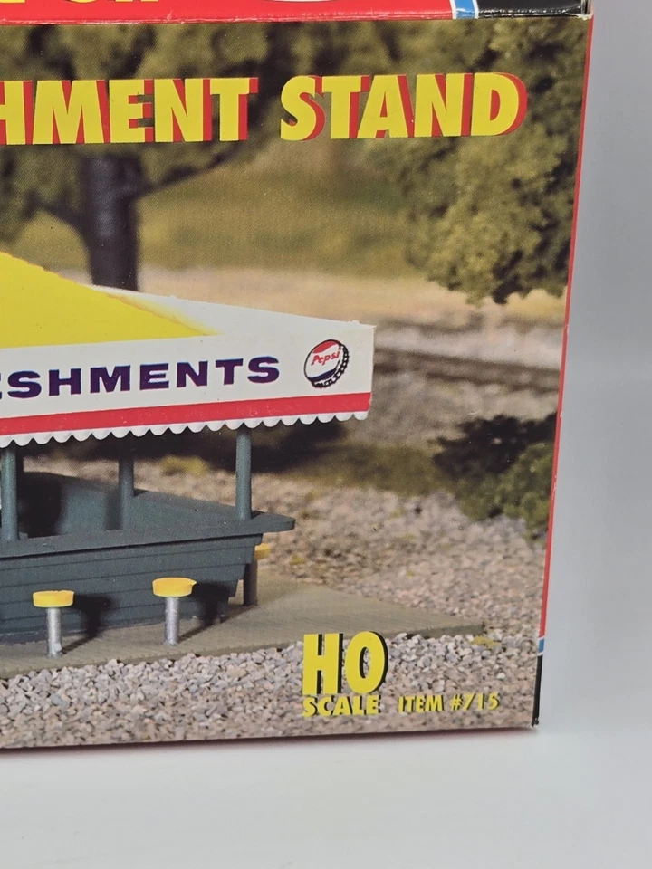 Atlas Refreshment Stand Kit - HO Scale Model Railroad Building - #715 - Image 4 of 4