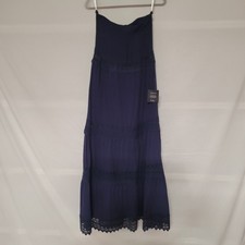 Lulus Navy Blue Strapless Dress Women's XL