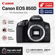 Canon EOS Rebel 850D Body Only 24.2MP Dual Pixel CMOS AF DSLR Camera Bluetooth