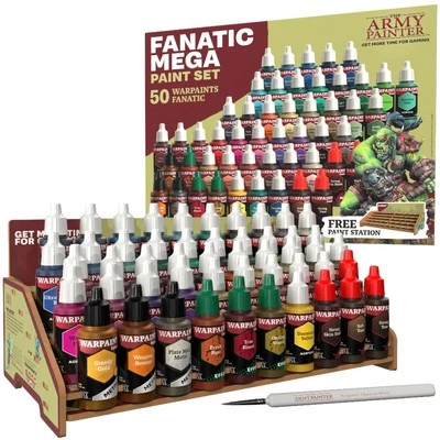 The Army Painter - Warpaints Fanatic Mega Paint Set - New