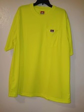 Ben Davis Pocket Short Sleeve T-Shirt Men s Size L, Yellow New