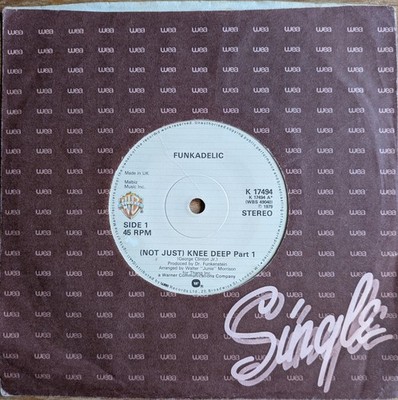 Funkadelic (Not Just) Knee Deep Part 1 & 2 7'' Vinyl 1979 Soul Funk