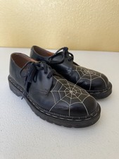 Tredair Vtg Doc Martens Made in England Stitched Spider Web Womens UK 8
