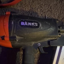 BANKS Framing Nailer Pneumatic Nail Gun Black/Orange for Framing