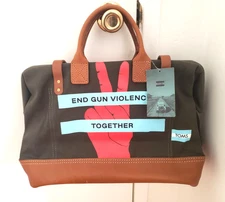 TOMS x MBARQGO Medicus Doctor Bag Travel Duffle End Gun Violence Limited Edition