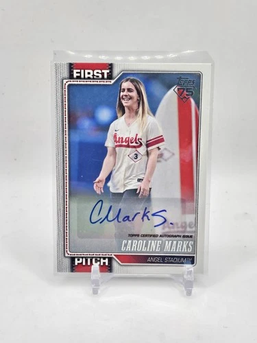 2026 Topps Series 1 Caroline Marks First Pitch Autographs (RAW)
