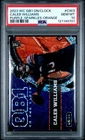 2023 WILD CARD QB1 ON THE CLOCK PURPLE-SPARKLES FOIL CALEB WILLIAMS 5/15 PSA 10