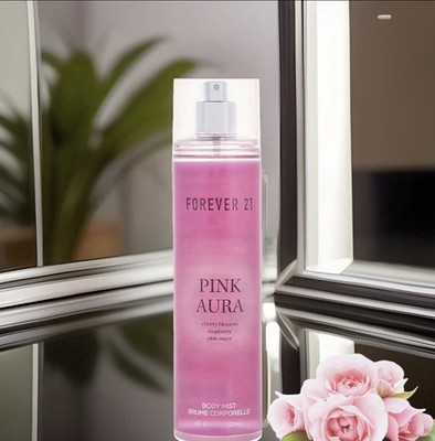   FOREVER 21 ~ PINK AURA  Perfume Body Mist Spray 8 oz NEW  