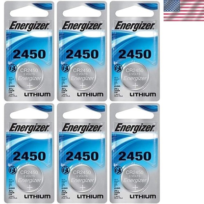 #ad High Performance 3V CR2450 Lithium Batteries Child Resistant Packaging 6 Pack $20.97