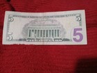 2013  $5  Federal Reserve Note  Circulated And Ungraded — photo 4