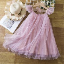 Toddler Girl Sleeveless Adorned Glitter Dress