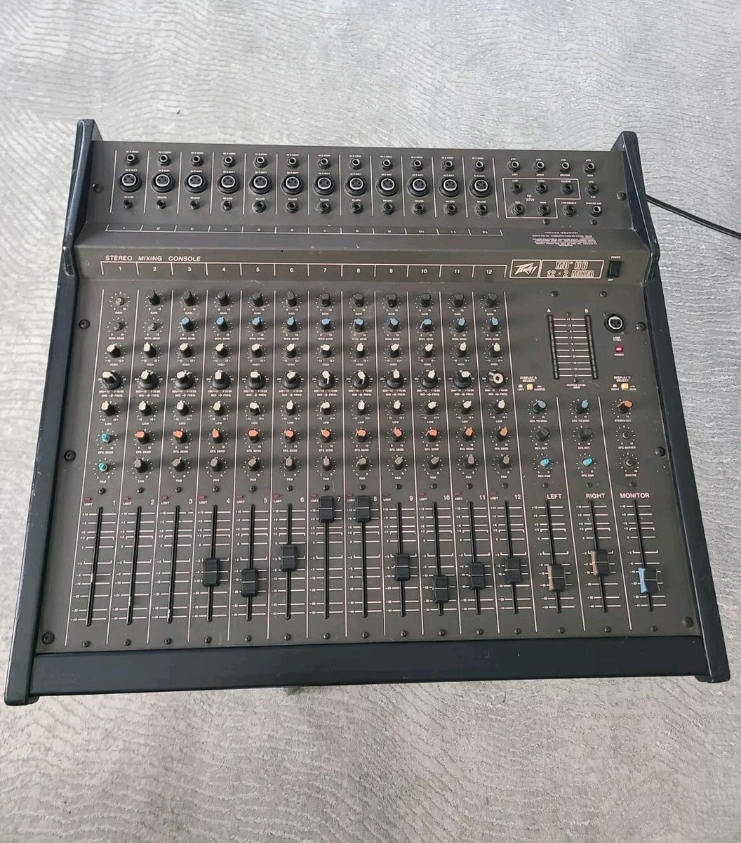 Peavey MD-II B 12x2 Mixer Stereo Mixing Console, AS IS For Parts