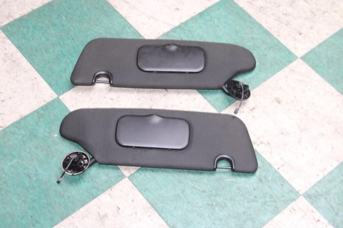 11-20 Caravan Black Overhead Roof Pair LH RH Sunvisor Sun Visor Shade Panel OEM - Picture 10 of 12