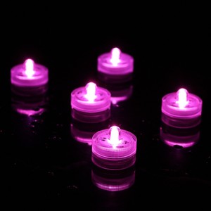 10-Pink-Submersible-Candles-Underwater-LED-Tealight-Lights-by-PK-Green
