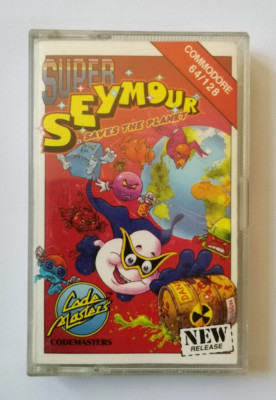Commodore 64 Super Seymour Saves The Planet Spiel von Codemasters - getestet funktioniert