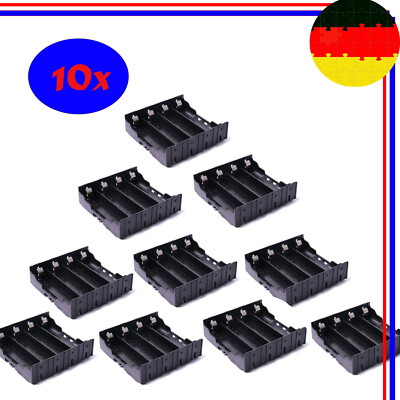 10x 18650 Batteriehalter, Gehäuse für Lithium-Zellen, PCB Halterung