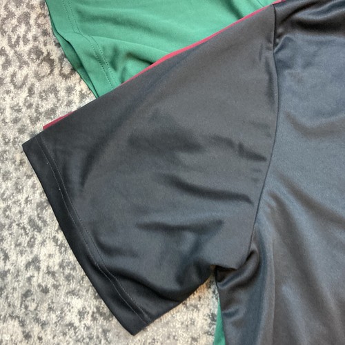 Lot Of 3 Adidas Polo primegreen 2XLT Recycled Polyester Premium Red Black Green - Picture 11 of 24