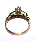 GIA certified 14k yellow gold .71ct round diamond engagement ring 3.1g 8 — photo 5