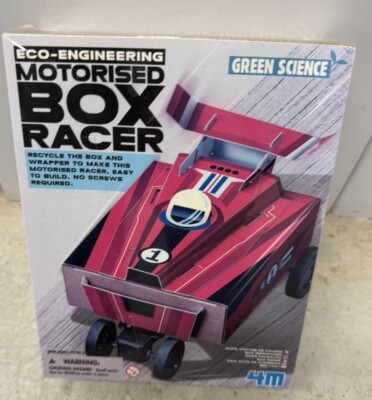 4M (ECO-ENGINEERING) - MOTORISED BOX RACER - RECYCLE BOX THE KIT - NEW & SE...