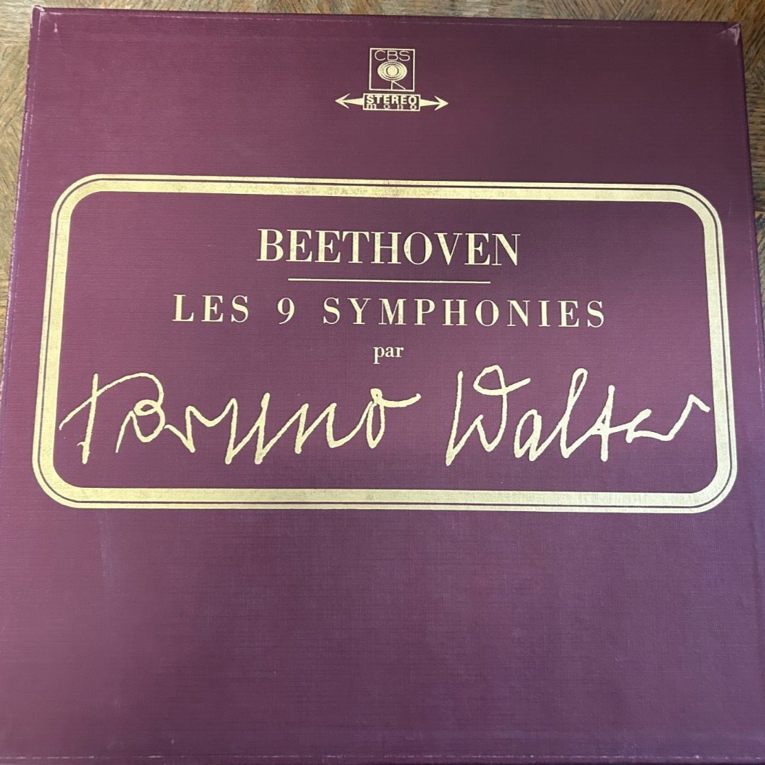 BRUNO WALTER / BEETHOVEN the 9 symphonies / CBS | eBay