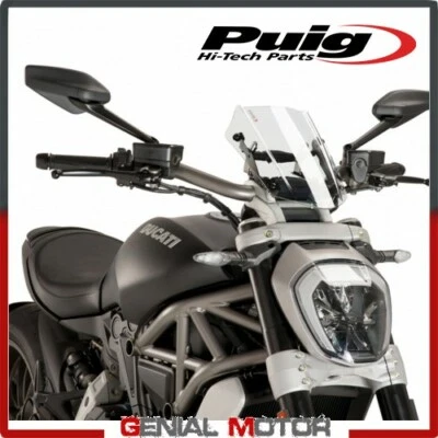 PARE-BRISE PUIG TRANSPARENT 8921W DUCATI X DIAVEL 1200 S 2016 / 2018 - Photo 1/2