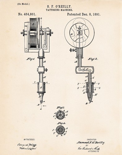 Official 1921 Diving Suit US Patent Art Print- Houdini SCUBA Diver Antique - 471