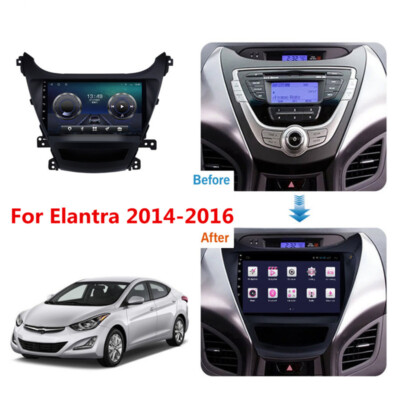 New Android Car GPS Navigation Multimedia Player For Elantra 14-16 Radio Stereo