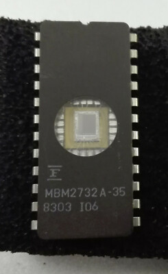Fujitsu MBM2732A 32KBIT UV EPROM Chip - CDIP24 Package, Tested & Functional (1 PC) 1 thumbnail image
