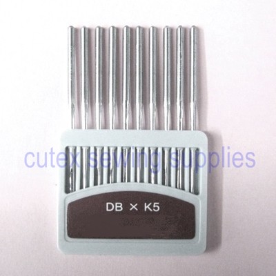 10 Orange DBXK5 Large Eye Commercial Embroidery Machine Needles Tajima Barudan