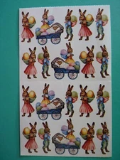 Vintage 1996 Gifted Line Stickers BUNNY PARADE (2) Complete Mods