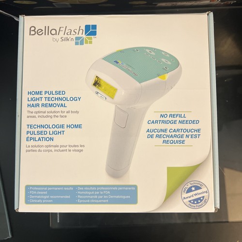 NEW BellaFlash by Silk'n Home Light Technology Hair Removal System 909298 eBay