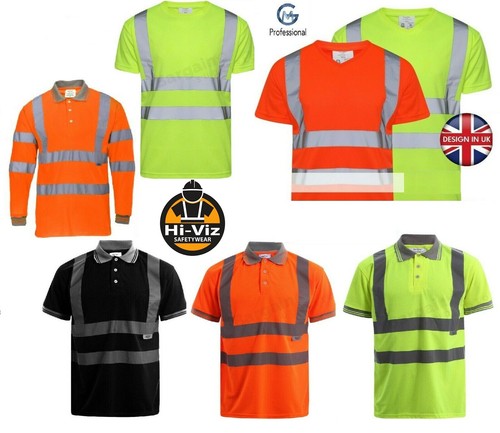 Beeswift Hi Viz Girocollo T-Shirt Sicurezza Lavoro Superiore - Foto 6