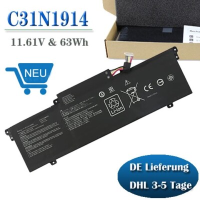 C31N1914 AKKU Für Asus ZenBook 13 UX425UG 14 UX435EA UX435EAL UX435EG UM425QA