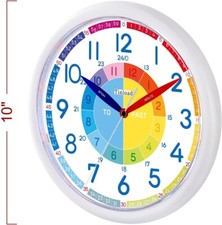 Educational Clock, School Classroom Learning Clock, Educational Clocks, Teacher