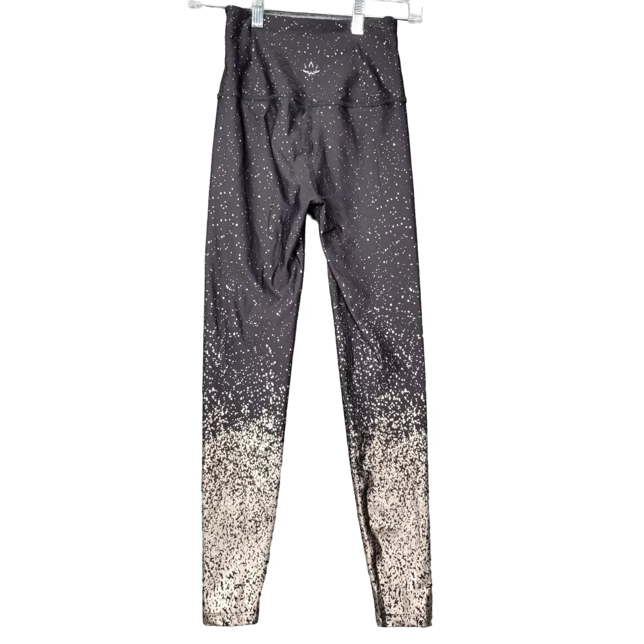 beyond-yoga ombre high waist metallic speckled leggings
