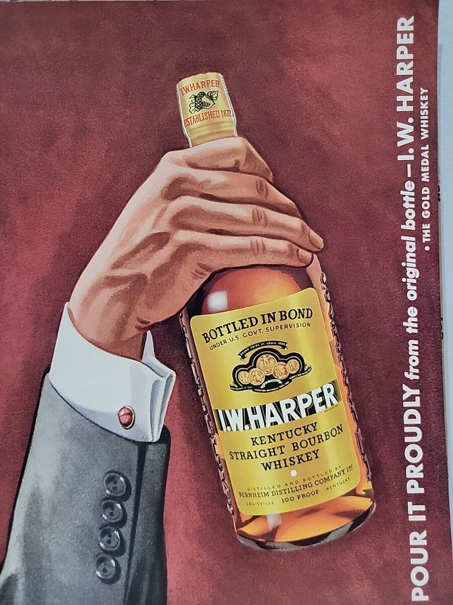 1940 I.W. Harper Kentucky Straight Bourbon Whiskey Fortune 1940 I.W. Harper Kentucky Straight Bourbon Whiskey Fortune