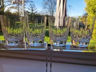 4er Set hochwertige Kristall Whisky Fass Gläser 3 1/2''