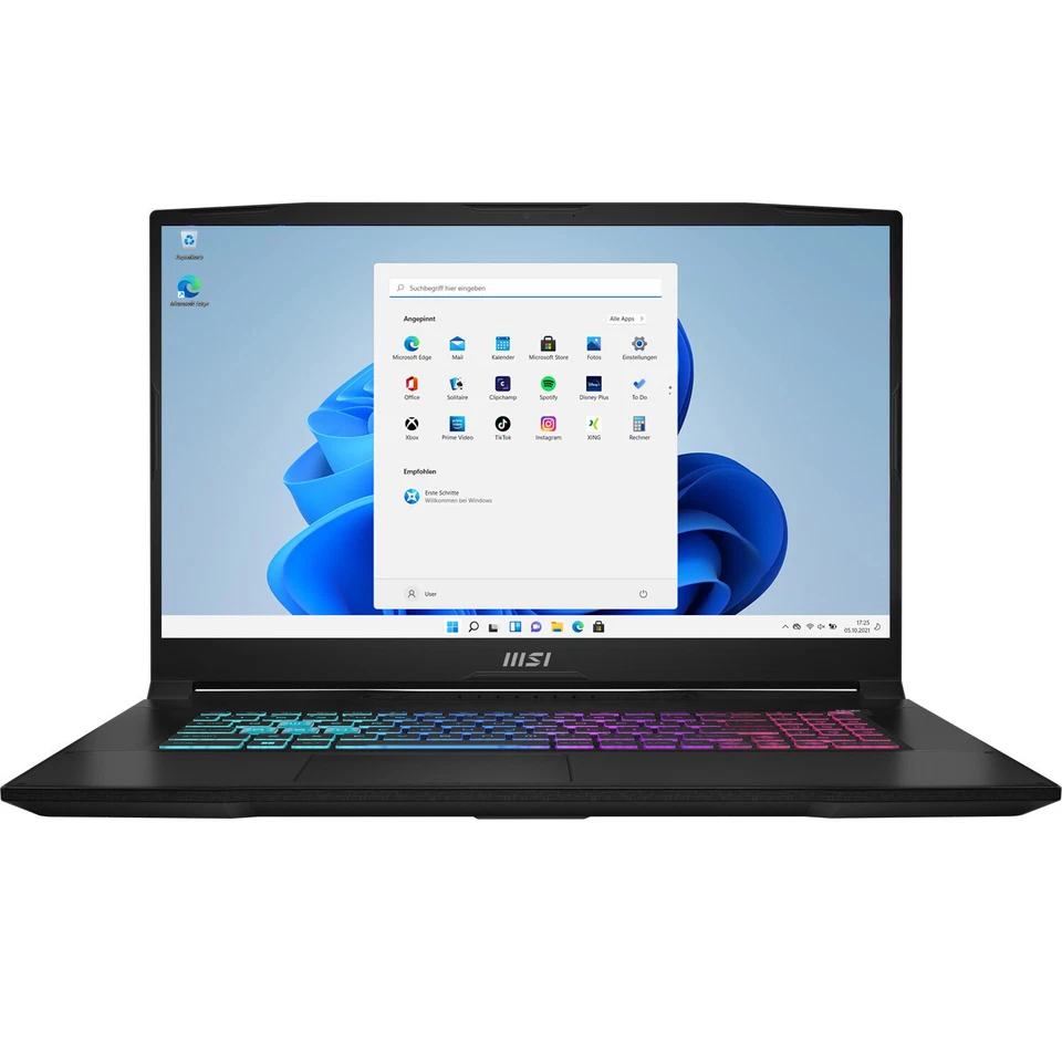 MSI Katana 17,3 Gaming Intel Core i7-13620H RTX 4060 64GB RAM 2TB SSD WIN11