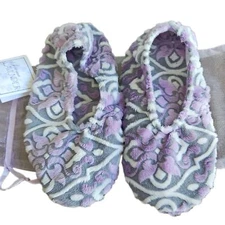 Sonoma Lavender and Flax Spa Footies One Size Microwaveable Baby Shower Gift NWT