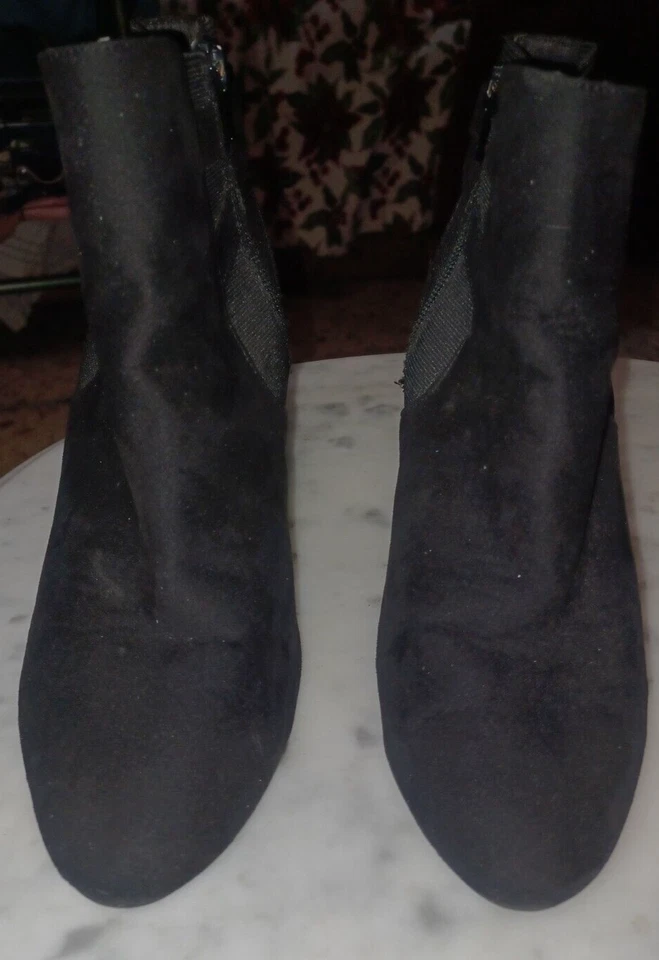 Valerie Stevens Women's Heeled Ankle Booties 10M Black - Image 2 of 4