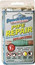 Pow-R Patch FPW248CS Pipe Repair Wrap Kit, 48 In L X 2 In W, Gray
