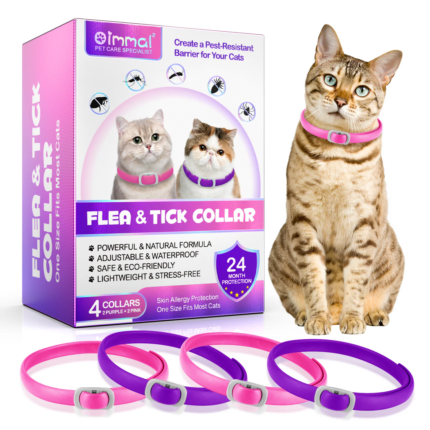 For Cats Anti Flea And Tick Collar Seresto Cat Adjustable Anti