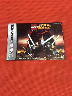 Lego Star Wars Video Instruction Manual Booklet Nintendo GameBoy Advance Book