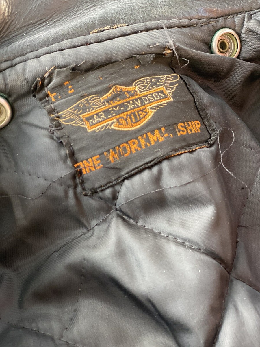 Harley-Davidson ライダースジャケット 40 40s 50s Harley Davidson Cycle Queen Horsehide Leather Jacket