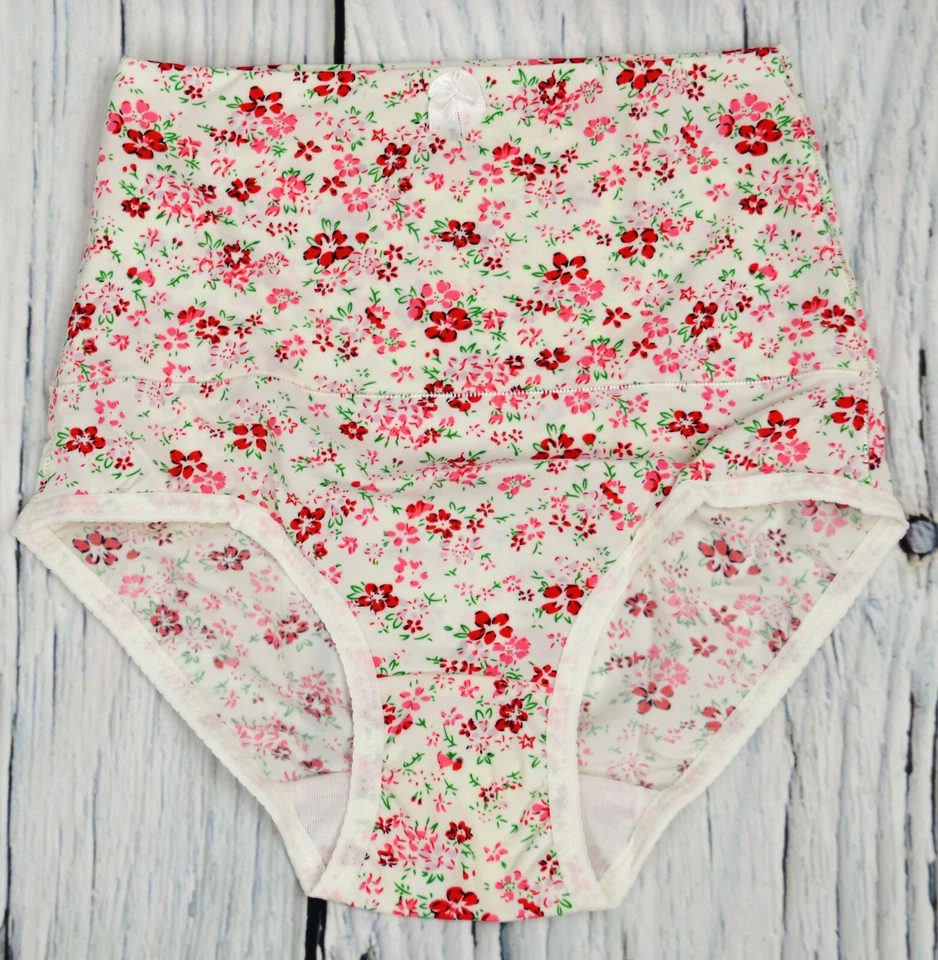 2 Carol Wior Shaping Panty Modelador Control Abdomen Modelador Desnudo y Floral Pequeño S Foto 3 de 4