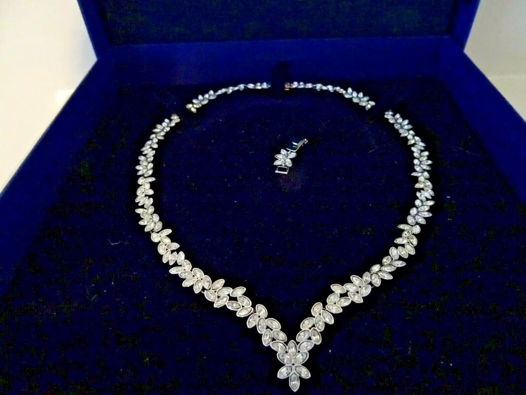 Genuine Signed Swarovski Miranda Kerr DIAPASON Necklace, Boxed | eBay